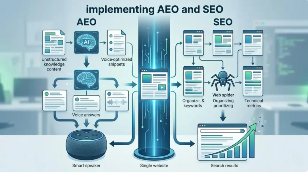 AEO vs SEO: din ultimata guide till webboptimering - ai vs seo 9 - authorixai.se